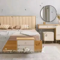 تخت سرویس خواب ۲ نفره مدل موج تشک رویال