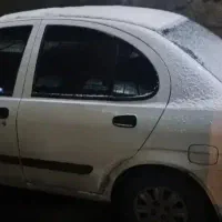 ماشین تیبا،برای سرویس کارگران محترم،