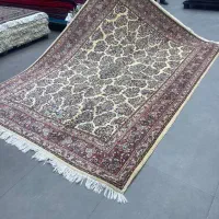 فرش دستباف (بساک)۶ متری تک اراک نقشه دسته گلی