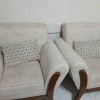 فروش مبل راحتی..هفت نفره..با میز وسط و عسلی|مبلمان خانگی و میز عسلی|لنجان, |دیوار