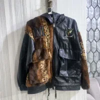 کت چرم وپوست ترکیبی خارجی