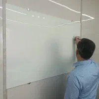 تخته وایت برد شیشه ای پرتابل ۱۵۰x۹۰ گلسبرد گلس برد