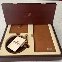 ست مردانه کیف پول کمربند و جاکارتی