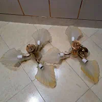 یک جفت لوستر ۳ شاخه سالم سالم|لوستر و چراغ آویز|نجف‌آباد, سعدی|دیوار