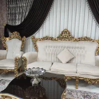 مبل استیل بامیز غذا خوری8نفره