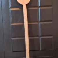 کفگیر بزرگ چوبی، هیئتی، چوب راش.
