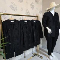 مانتو شانل مخمل سایز بزرگ ۱۲ گل ۵۰ تا ۶۴|لباس|مشهد, گلشور|دیوار