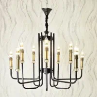 لوستر ۱۰شاخه ال|لوستر و چراغ آویز|فردیس, فردیس|دیوار