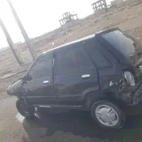 پراید۱۱۱مدل۸۹ تصادفی موتورگیربوکس سالم