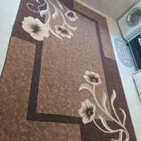 گلیم فرش نرم درحدنو شسته شده داخل نایلون ۶متری