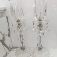 شمعدان کریستال(جای چانه زنی دارد)|صنایع دستی و سایر لوازم تزئینی|کرج, گلشهر|دیوار