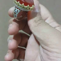 انگشتر‌عقیق‌خراسان‌نقره‌۹۲۵‌عیار