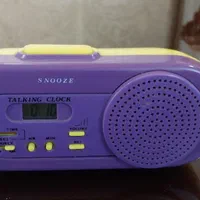 ساعت رو میزی زنگ خور سخن گو