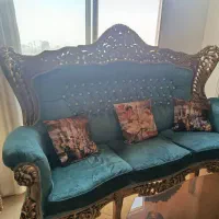 مبلمان سلطنتی ۷ نفره به همراه میز ناهارخوری ۶ نفره