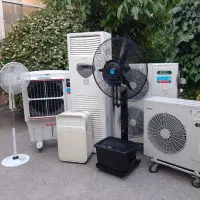 اجاره کولر گازی ایستاده پنکه مهپاش موتور برق بخاری