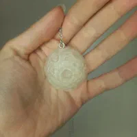 گردنبند ماه کامل (ترکیب‌شبتاب سبز و آبی)