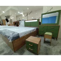 تخت خواب دونفره مدل طرلان //همراه با کشو اضافه