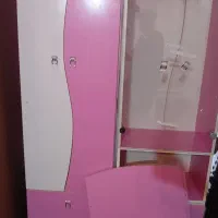 کمد لباس و بوفه اسباب بازی دخترانه