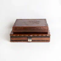 دیوان حافظ تمام چرم قلمکاری نفیس رحلی(۲/۰۵)فخررازی|کتاب و مجله ادبی|تهران, بهارستان|دیوار