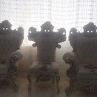 مبل سلطنتی ۹ نفره همراه با میز|مبلمان خانگی و میز عسلی|سهند, |دیوار