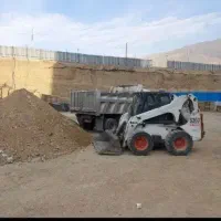 خاکبرداری تخریب مینی لودر توماس بیل بابکت