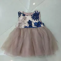 پیراهن مجلسی دخترونه تا ۲ سال کره ای نو