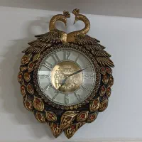 ساعت دیواری طرح طاووس