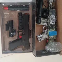 تفنگ تیر ژله ای شارژی در حد نو