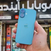 گوشی اپل Iphone 16 با حافظه ۱۲۸ باتری ۱۰۰ سبز