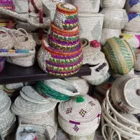 انواع مدل های جدید جابرنجی حصیری|ظروف نگهدارنده، پلاستیکی، یک‌بارمصرف|قم, میرزائیه|دیوار