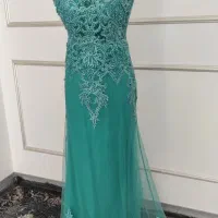 لباس مجلسی بسیار پرکار و مروارید دوزی شده|لباس|لنجان, |دیوار