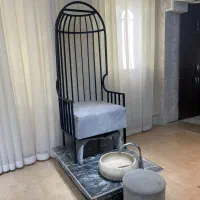 تخت مژه و فشیال .صندلی اصلاح و میکاپ .صندلی پدیکور