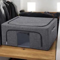 باکس لباس برزنتی اسکلتدار ضخیم ، بقچه زیپدار