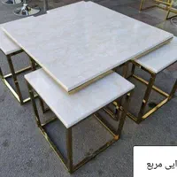 جلومبلی عسلی میز فلزی ضمانتدار شرکتی قیمت تولیدی|مبلمان خانگی و میز عسلی|مشکین‌دشت, |دیوار