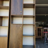 کتابخانه|کتابخانه، شلف، قفسه‌های دیواری|خرم‌آباد, |دیوار