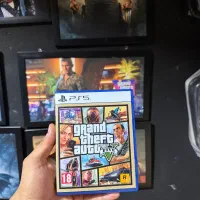 دیسک بازی جی ای تی وی gtaVپلی استیشن5 بدون خط