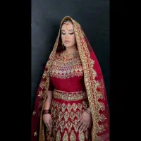 کرایه لباس هندی لباس مجلسی هندی اصل زرشکی طرح توکا|لباس|شیراز, شاهچراغ|دیوار