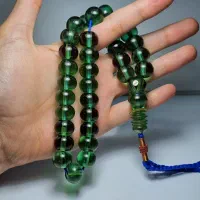 تسبیح سندلوس درجه ۱ مزین به مهر نقره