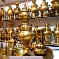 udvbکارگاه سماور گازی برنجی ذغالی زغالی برقی urrgc|قوری، کتری، قهوه‌ساز دستی|اصفهان, دستگرده|دیوار