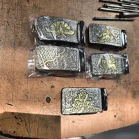 سگک کمربند دستساز فروهر و شیر خورشید