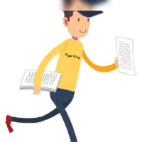 تراکت پخش کن و گذاشتن تراکت تو مشما و ویزیتور