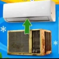کافینت طرح تعویض کولر پنجره ای بااسپلیت