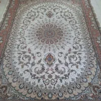 ۲ تخته فرش نگین ترمه مشهد دستبافت گونه