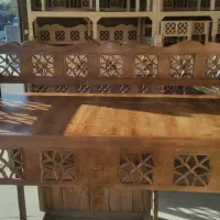 تخت‌ سنتی چوب روسی تحویل رایگان|تخت و سرویس خواب|شیراز, محراب|دیوار