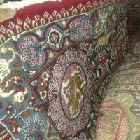 فرش دسته دوم ۱۲ متری ودو عدد پشتی دسته دوم|فرش|گرگان, |دیوار