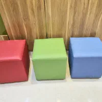 صندلی رنگی کودکان، چرمی