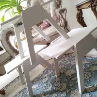 میز عسلی ، سه تکه ، سفید