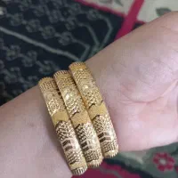 یک جفت النگو سایز 1 به وزن 11گرم و370سوت