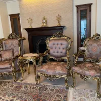 سرویس مبل استیل همراه با ناهار خوری