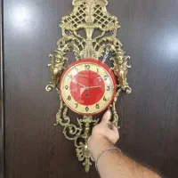ساعت قدیمی کوکی بر نز  ساخت آلمان|کلکسیون اشیاء عتیقه|ارومیه, |دیوار